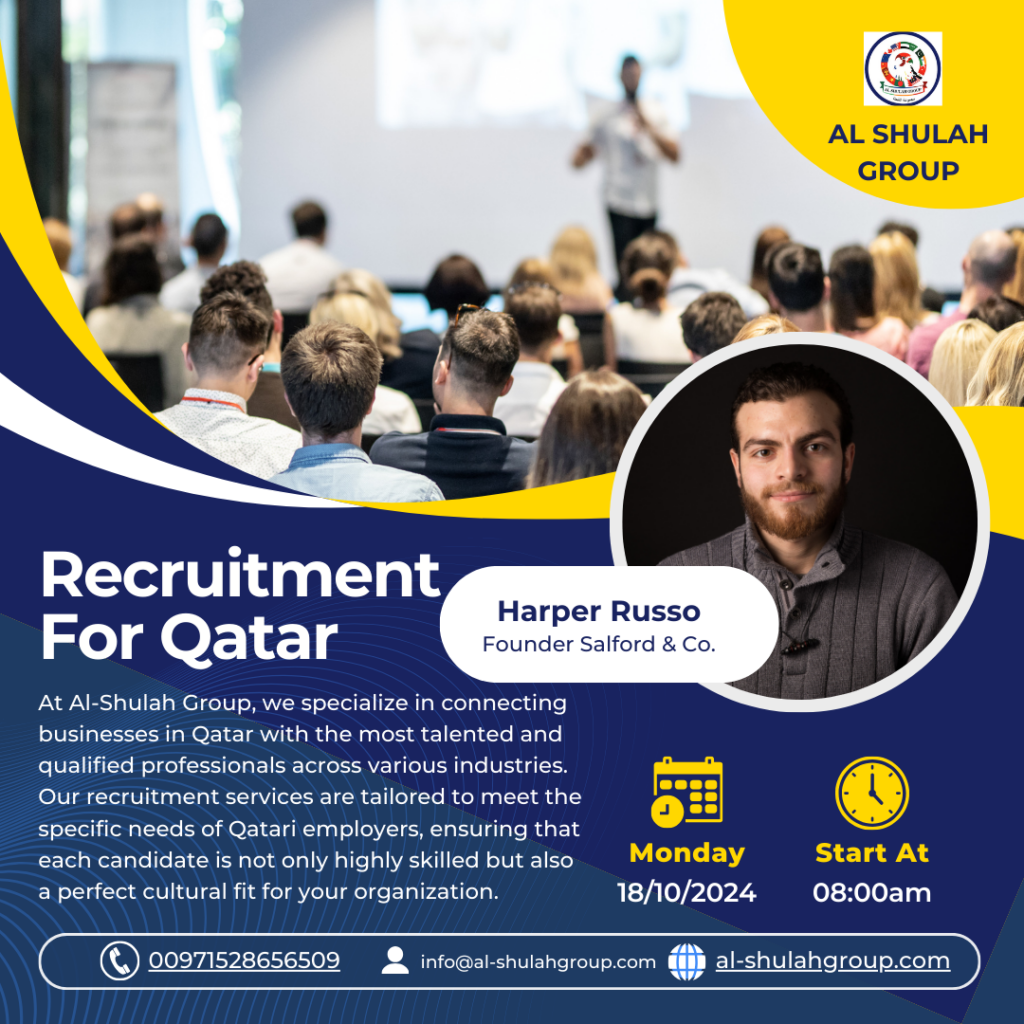 Top Recruitment Services for Qatar | Al-Shulah Group - Your Gateway to Exceptional Talent